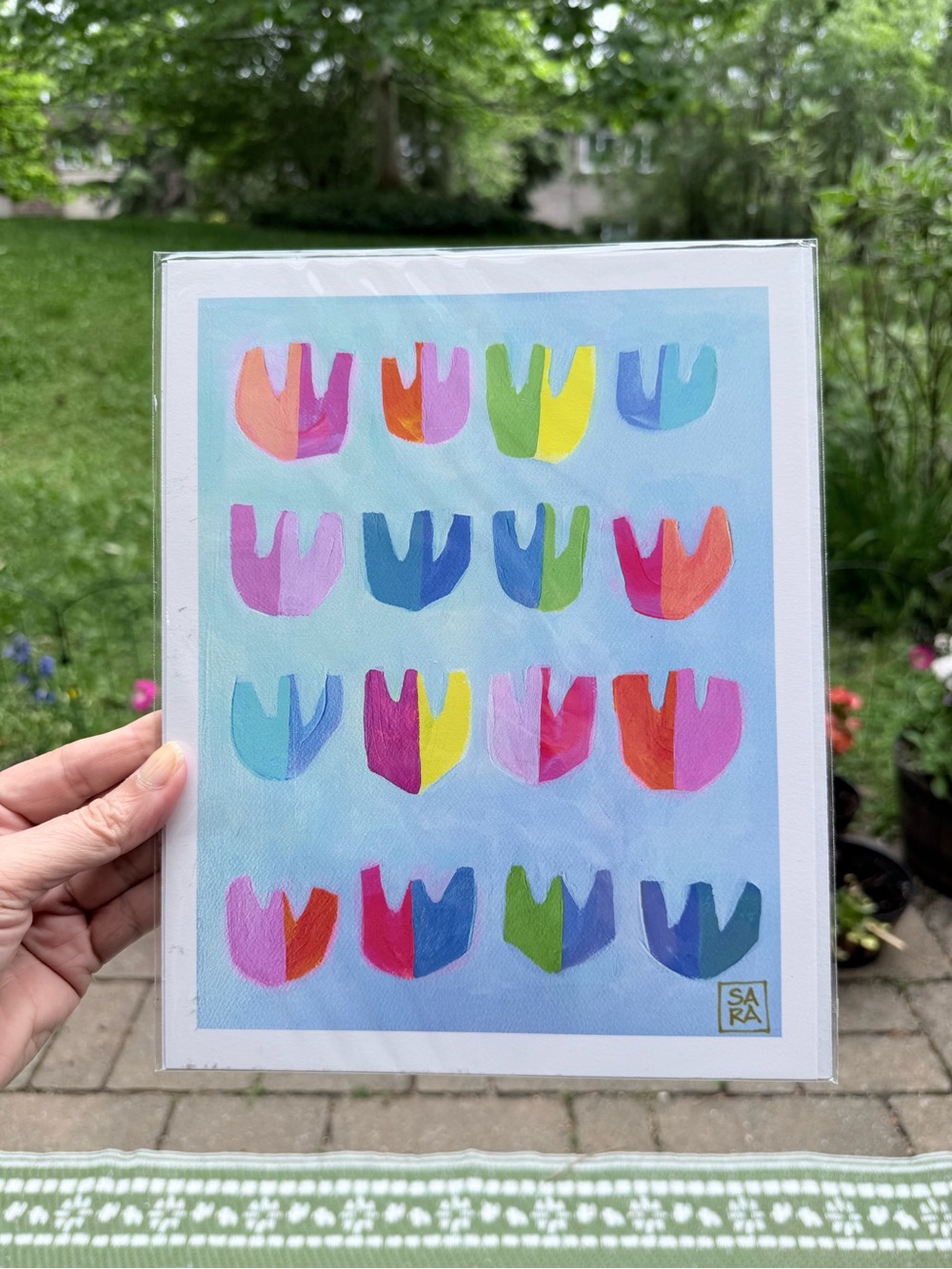 Tulip Art Print by Sara Purves